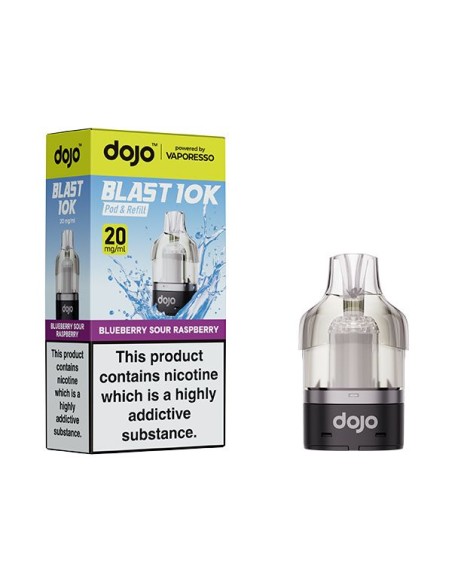 Vaporesso Dojo Blast 10K Prefilled Pod - Blueberry Sour Raspberry 20mg
