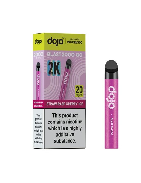 Vaporesso Dojo Blast 2000 Go - Strawberry Cherry Raspberry 20mg