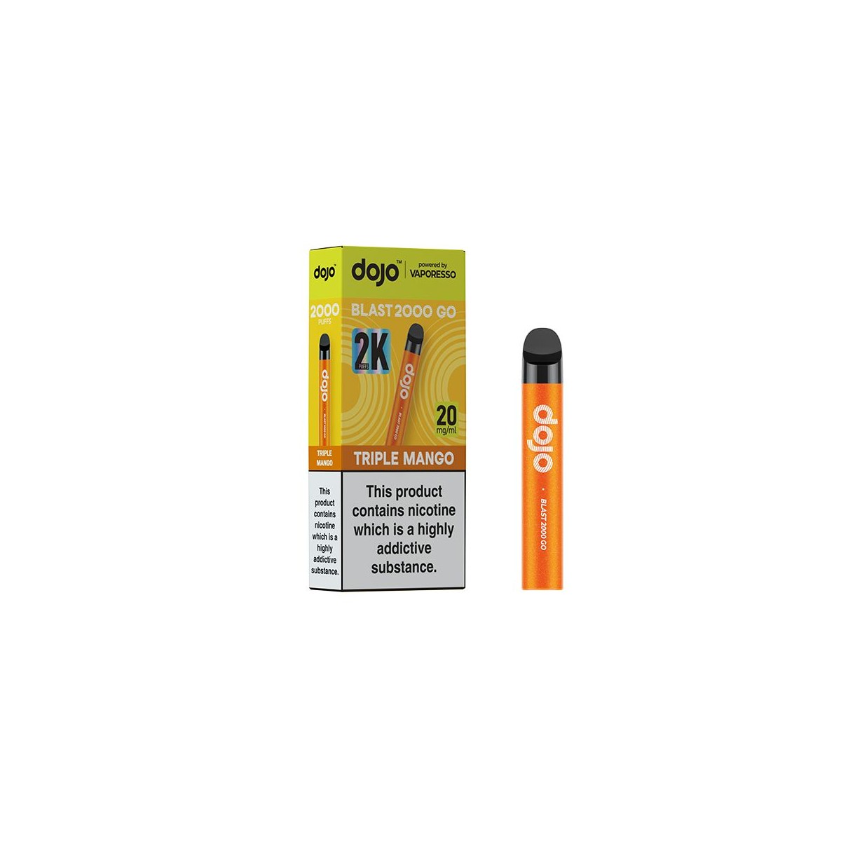 Vaporesso Dojo Blast 2000 Go - Triple Mango 20mg