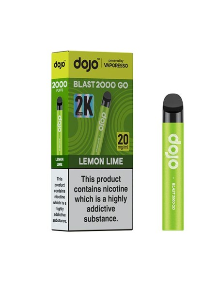Vaporesso Dojo Blast 2000 Go - Lemon & Lime 20mg