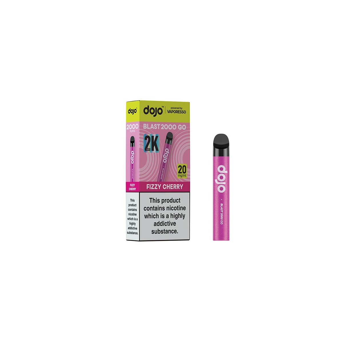 Vaporesso Dojo Blast 2000 Go - Fizzy Cherry 20mg