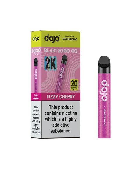 Vaporesso Dojo Blast 2000 Go - Fizzy Cherry 20mg