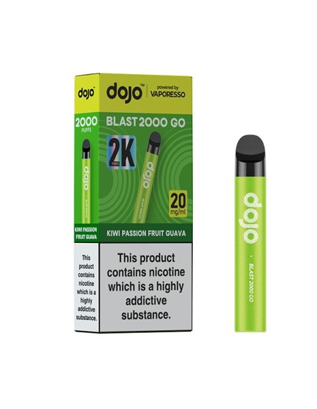 Vaporesso Dojo Blast 2000 Go - Kiwi Passionfruit Guava 20mg