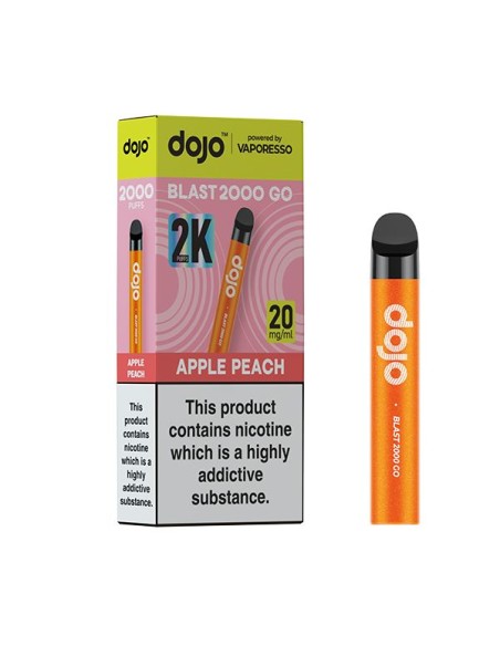 Vaporesso Dojo Blast 2000 Go - Apple Peach 20mg