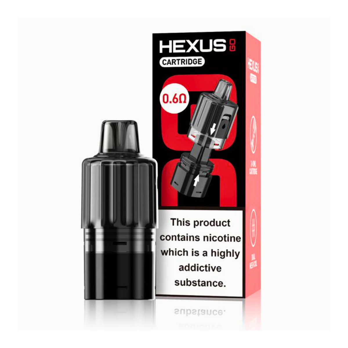 Hexus 2+ 10 Replacement Pod 0.6ohm 1pk