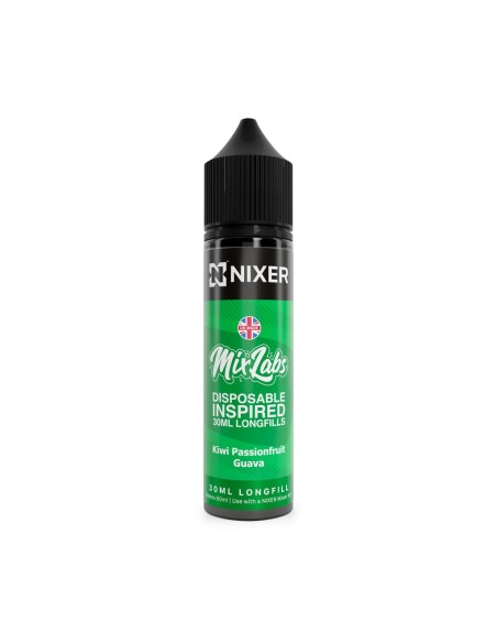 Nixer X Mix Labs Kiwi Passionfruit Guava - 30ml Longfill