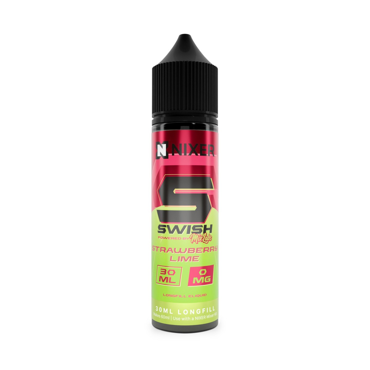 Nixer X Swish Strawberry Lime - 30ml Longfill