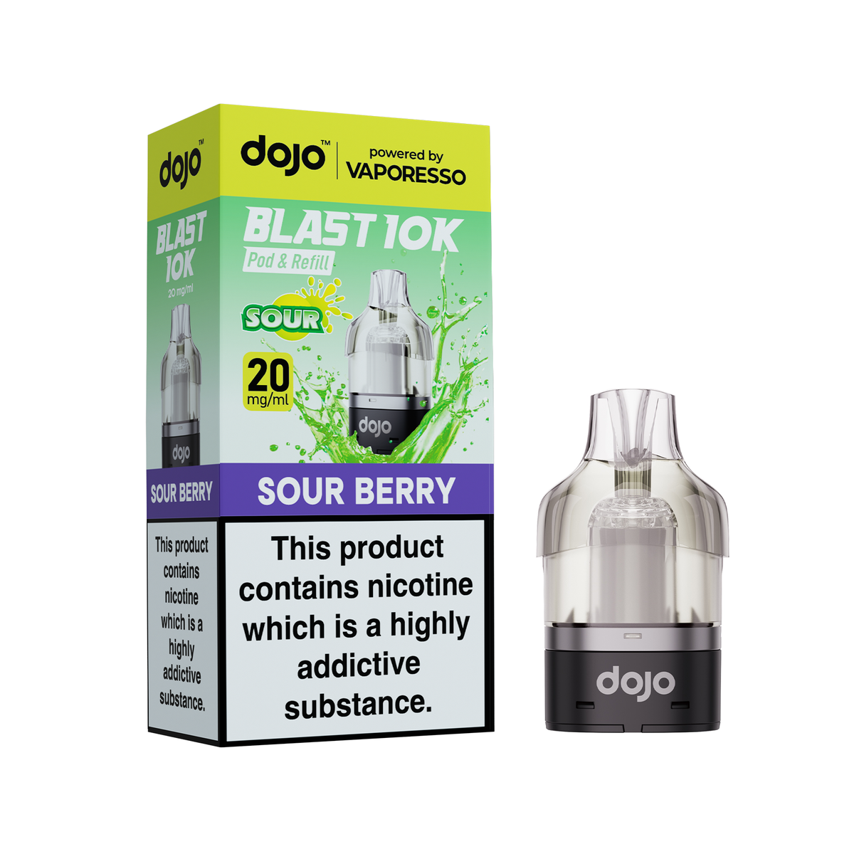 Vaporesso Dojo Blast 10K Prefilled Pod - Sour...