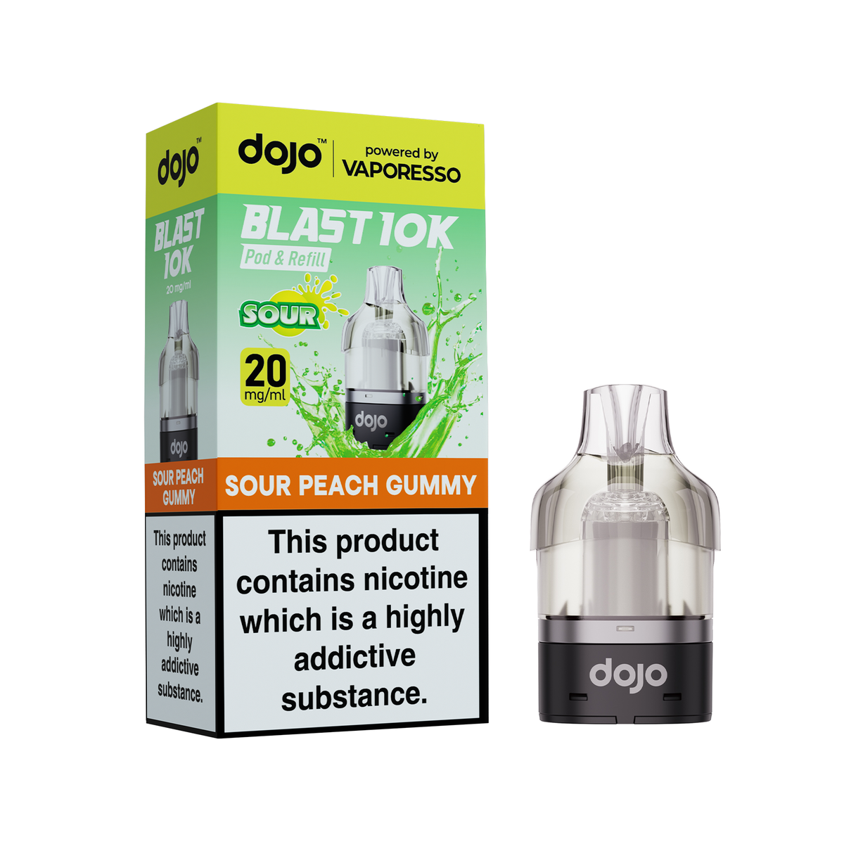 Vaporesso Dojo Blast 10K Prefilled Pod - Sour...