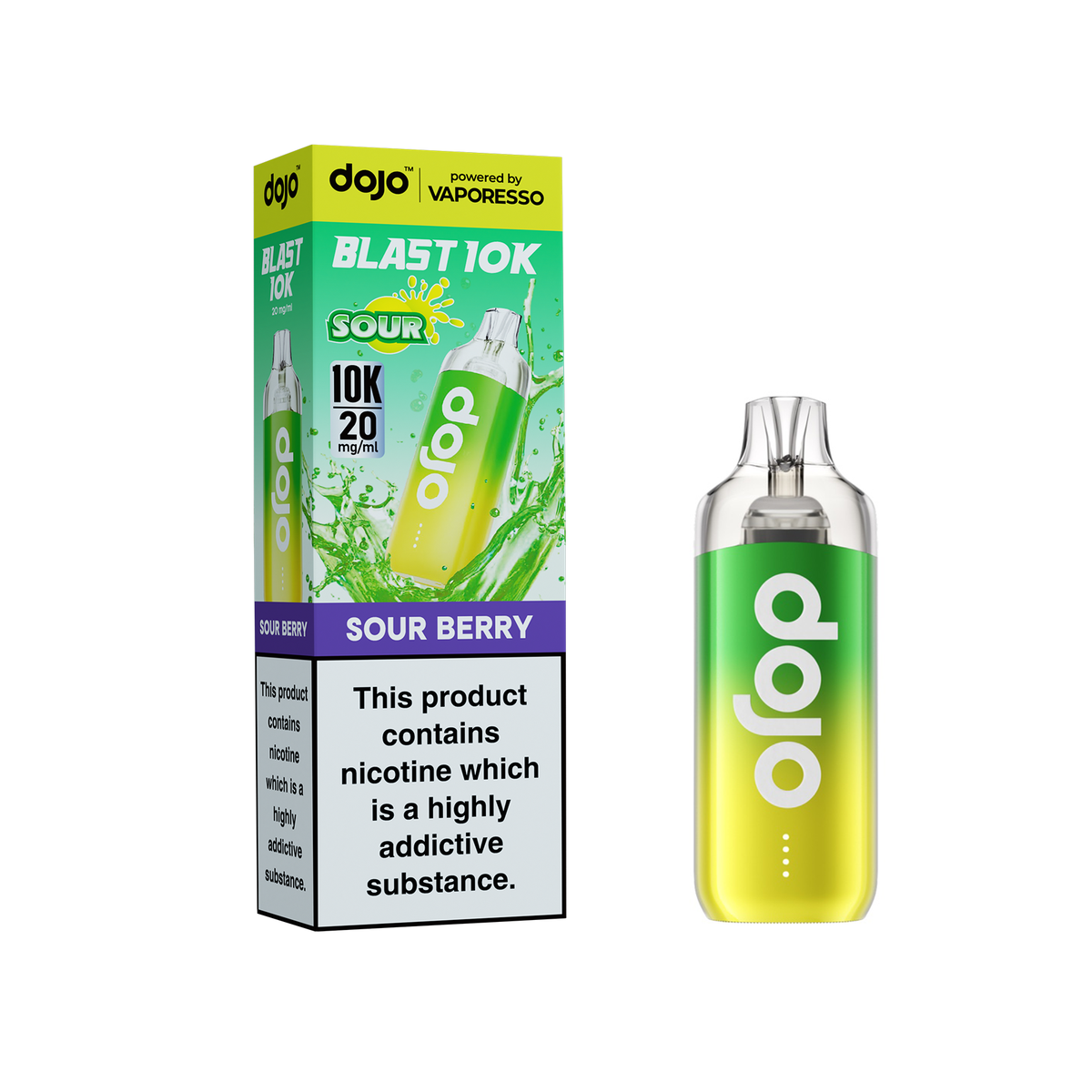 Vaporesso Dojo Blast 10K Prefilled Kit - Sour...
