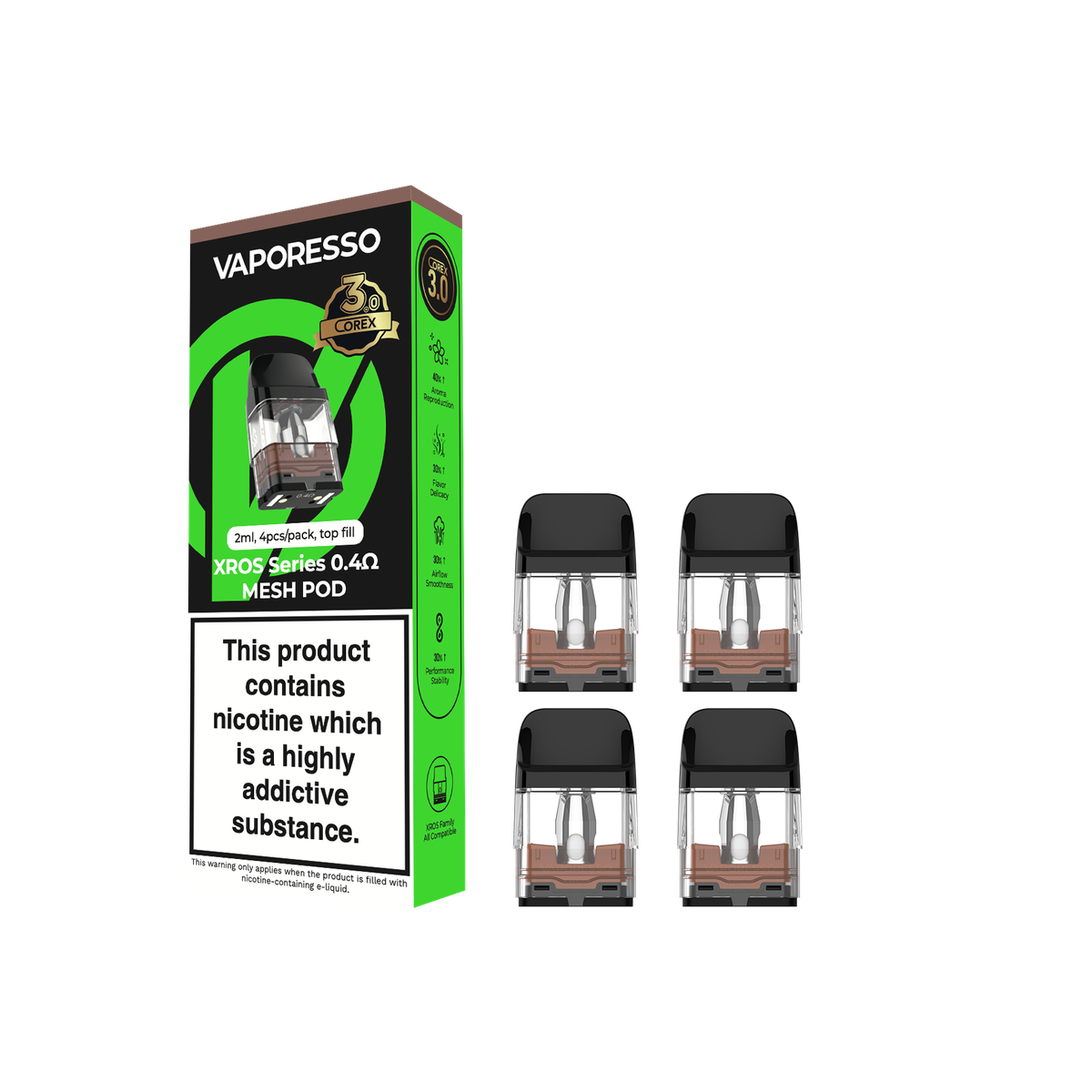 Vaporesso - Xros Corex 3.0 Pods - 0.4