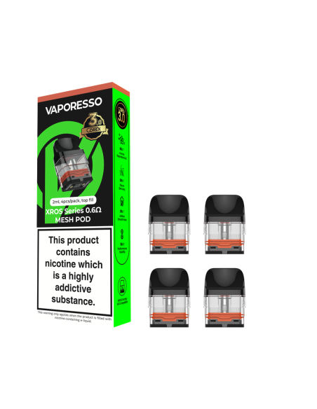 Vaporesso - Xros Corex 3.0 Pods - 0.6