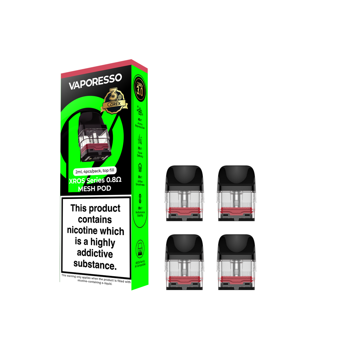 Vaporesso - Xros Corex 3.0 Pods - 0.8