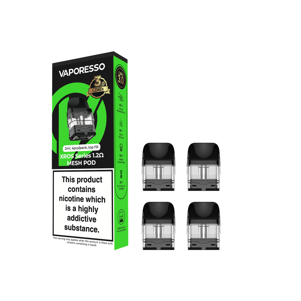 Vaporesso - Xros Corex 3.0 Pods - 1.2