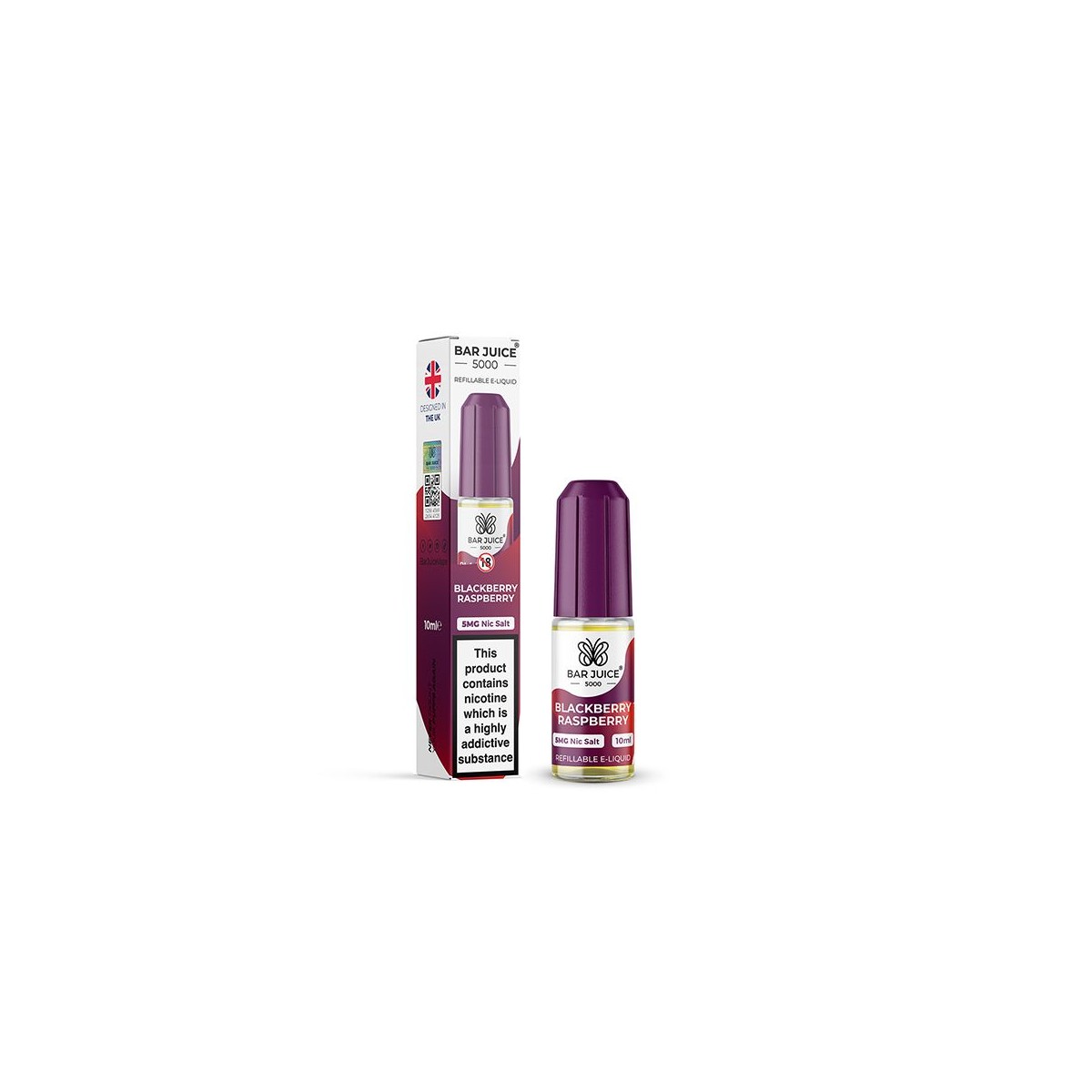 Bar Juice - Blackberry Raspberry 5mg Nic Salt