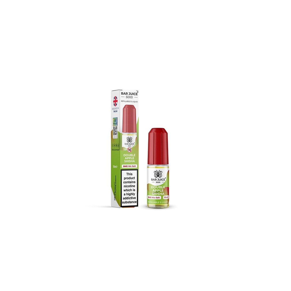 Bar Juice - Double Apple Shisha 5mg Nic Salt