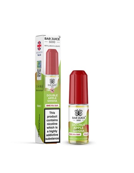 Bar Juice - Double Apple Shisha 5mg Nic Salt