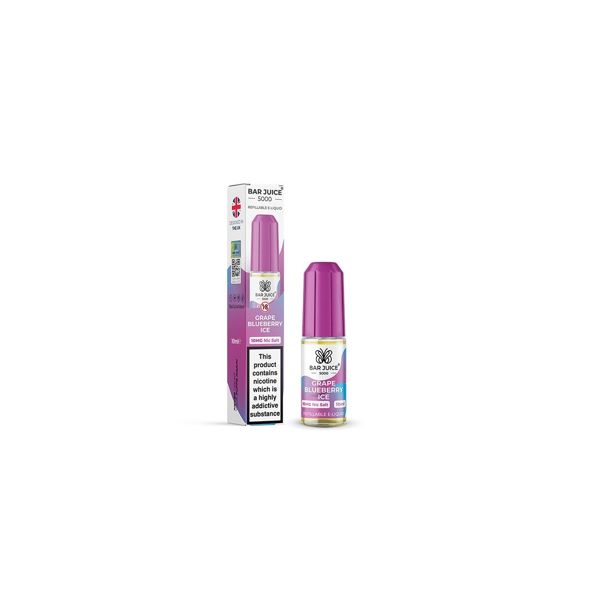 Bar Juice - Grape Blueberry Ice 10mg Nic Salt