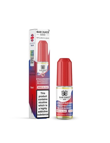 Bar Juice - Strawberry Raspberry Blueberry 10mg Nic Salt