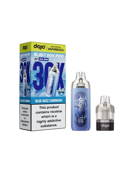 Vaporesso Dojo Blast 30k Pro Prefilled Kit / Blue Razz Lemonade / 20mg