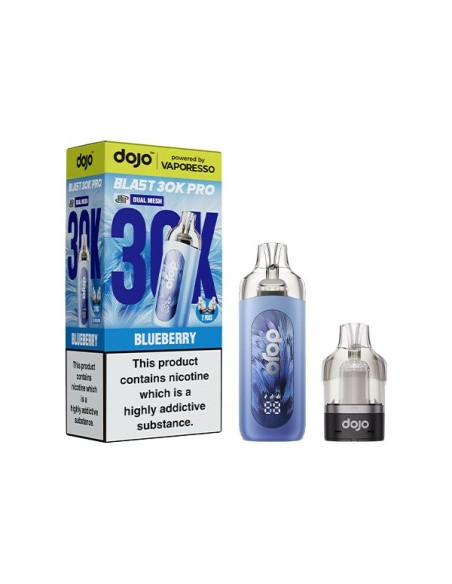 Vaporesso Dojo Blast 30k Pro Prefilled Kit / Blueberry / 20mg