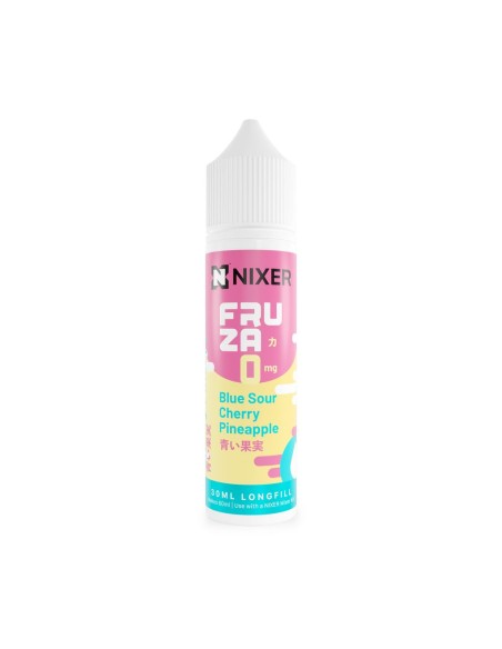 Nixer X Fruza Blue Sour Cherry Pineapple - 30ml Longfill