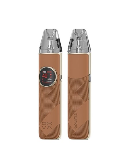 OXVA Nexlim 2 Vape Kit - Bright Brown Leather