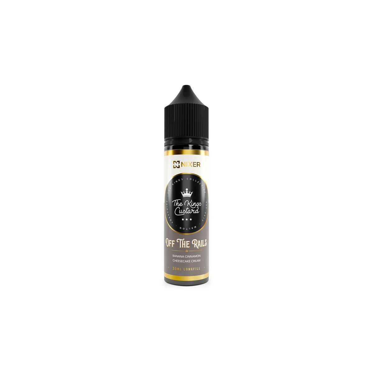 Nixer X Kings Custard Off The Rails - 30ml...