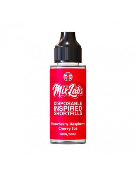 Mix Labs - Strawberry, Raspberry & Cherry - 100ml Shortfill