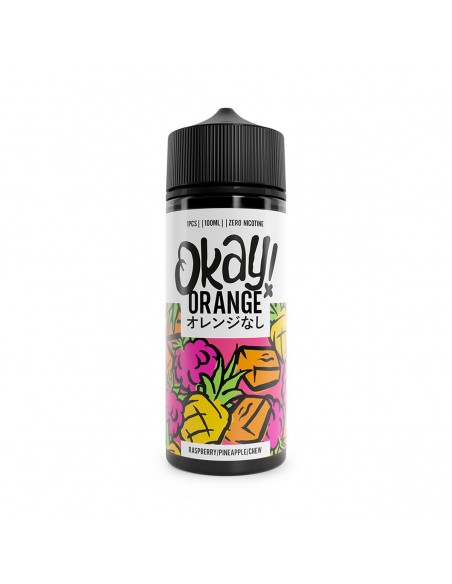 Okay Orange - Raspberry, Pineapple Chew - 100ml Shortfill
