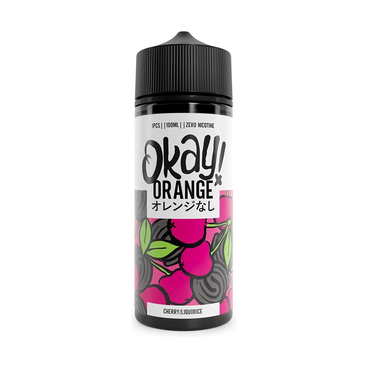 Okay Orange - Cherry Liquorice - 100ml Shortfill
