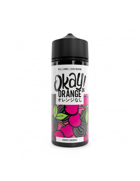 Okay Orange - Cherry Liquorice - 100ml Shortfill