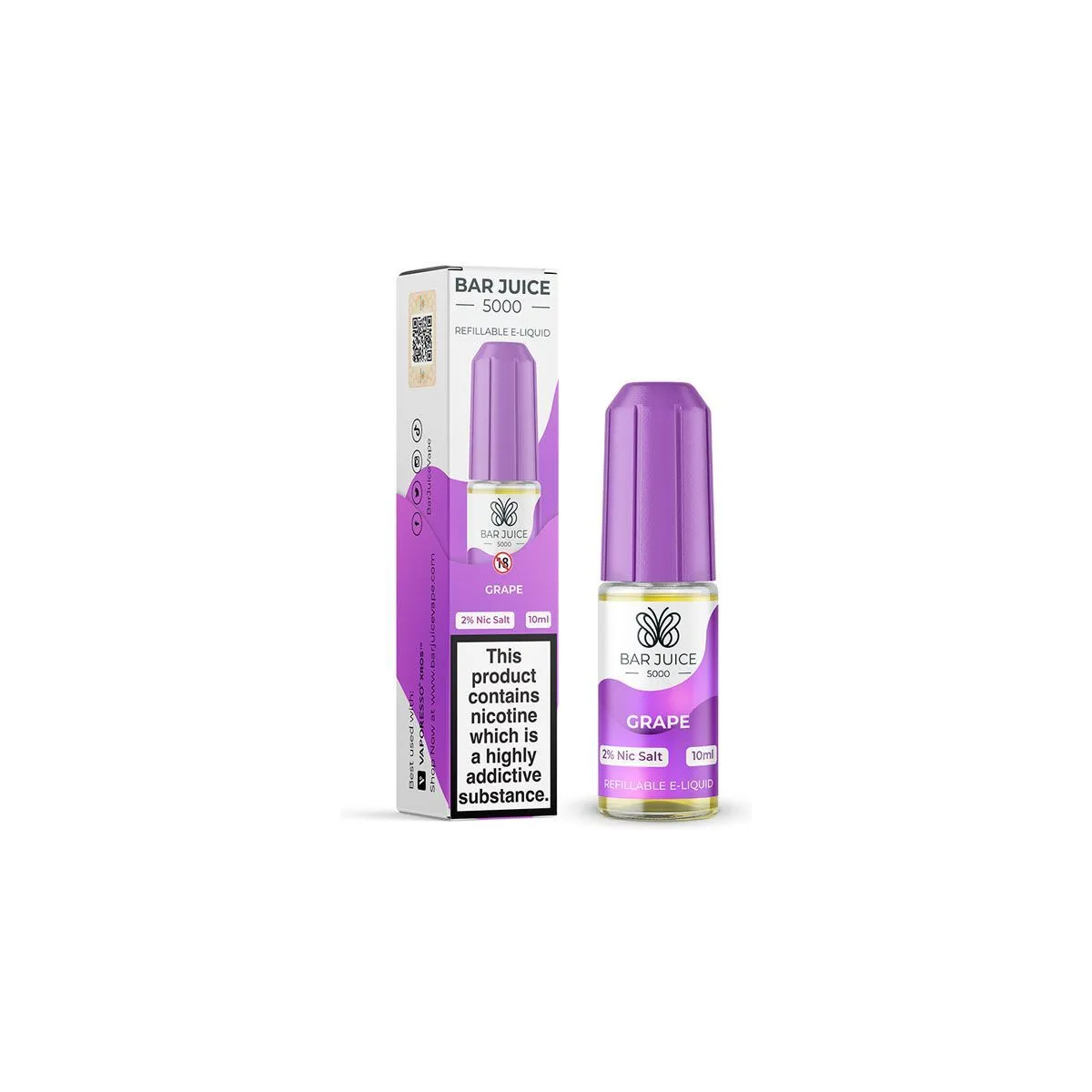 Bar Juice - Grape 20mg Nic Salt