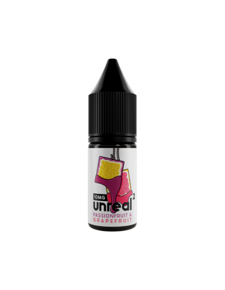 Unreal 2 Passionfruit & Grapefruit 10mg Nic Salts