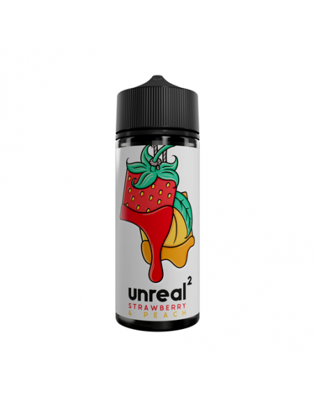 Unreal 2 Strawberry & Peach 100ml Shortfill