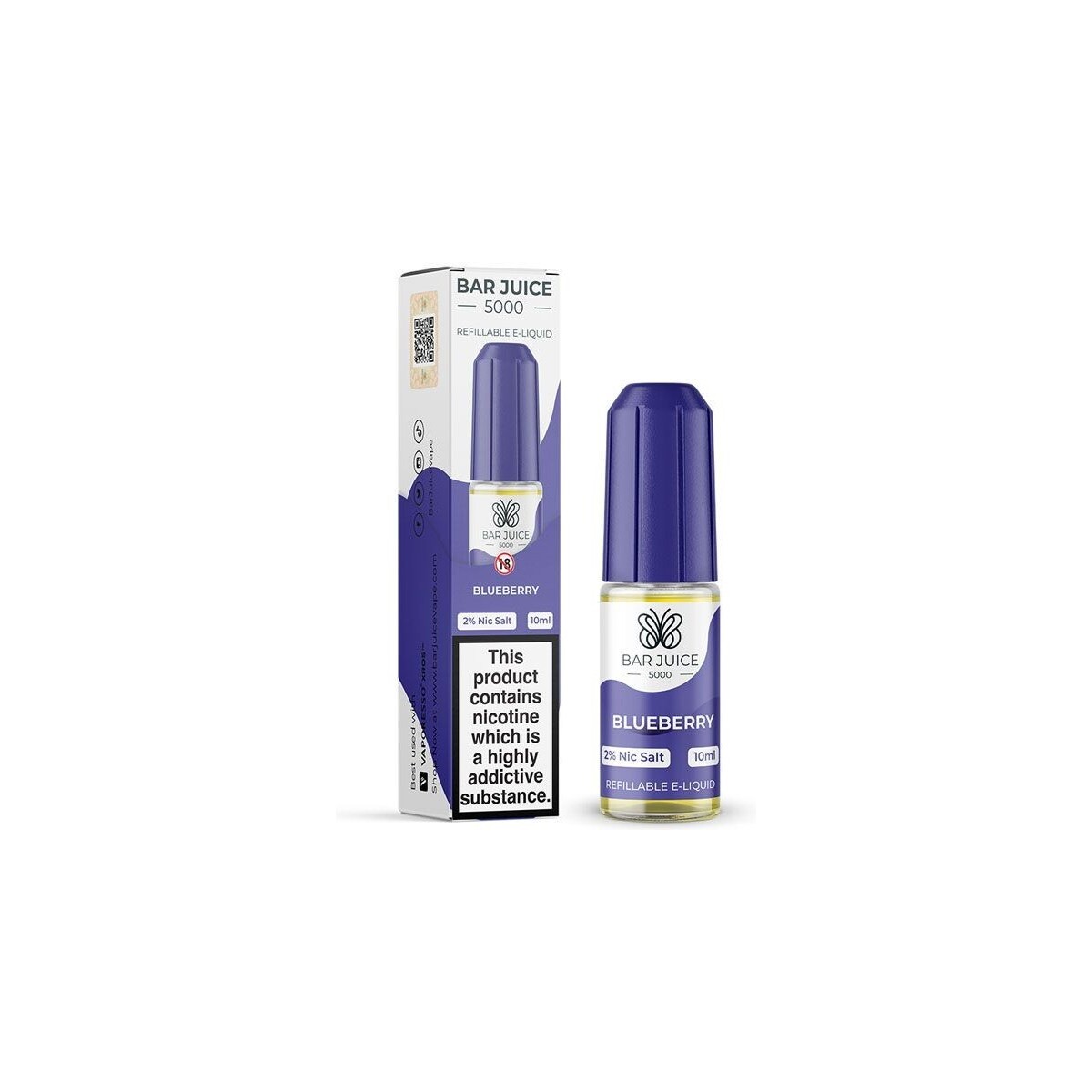 Bar Juice - Blueberry 10mg Nic Salt